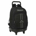 Schulrucksack Kappa Dark Schwarz 33 x 45 x 22 cm