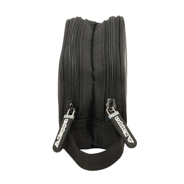 Zweifaches Mehrzweck-Etui Kappa Dark Schwarz 21 x 8 x 6 cm