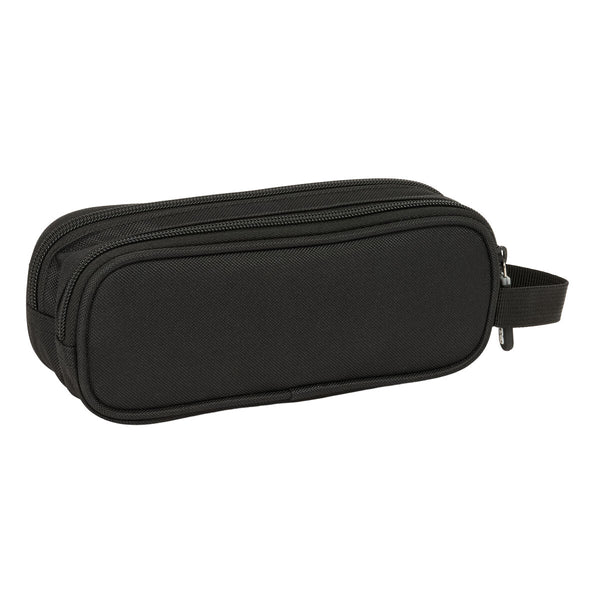 Zweifaches Mehrzweck-Etui Kappa Dark Schwarz 21 x 8 x 6 cm