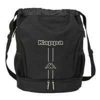 Rucksacktasche mit Bändern Kappa Dark Schwarz 35 x 40 x 1 cm