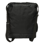 Rucksacktasche mit Bändern Kappa Dark Schwarz 35 x 40 x 1 cm