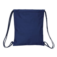 Rucksacktasche mit Bändern Kappa Rain Marineblau 35 x 40 x 1 cm