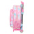 Schulrucksack mit Rädern Barbie Painterly Rosa Himmelsblau 26 x 11 x 67 cm 26 x 34 x 11 cm