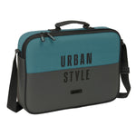 Schultasche Safta Urban style Blau Grau 38 x 28 x 6 cm