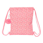 Rucksacktasche mit Bändern Moos Passion Bunt 35 x 40 x 1 cm