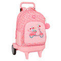Schulrucksack mit Rädern Moos Passion Bunt 33 x 45 x 22 cm
