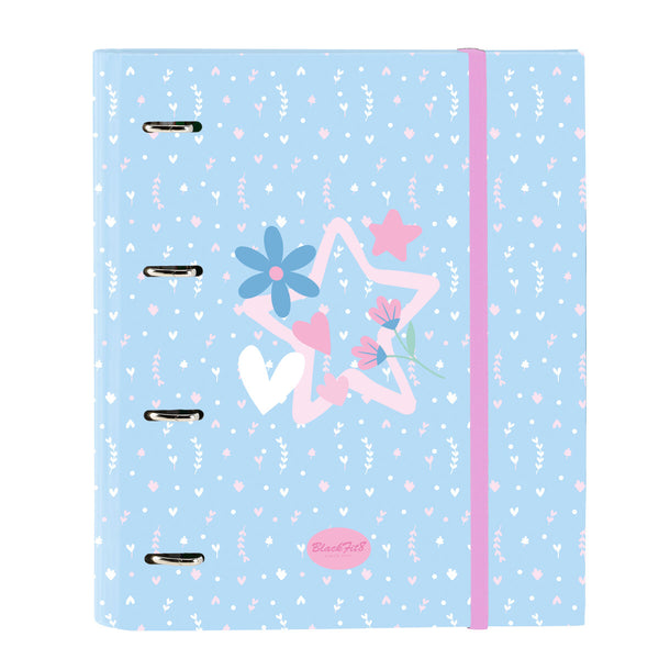 Ringbuch BlackFit8 Smile Blau Rosa 27 x 32 x 3.5 cm
