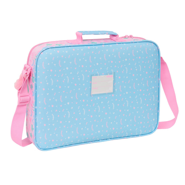 Schultasche BlackFit8 Smile Rosa Hellblau 38 x 28 x 6 cm