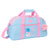 Sporttasche BlackFit8 Smile Rosa Hellblau 50 x 26 x 20 cm