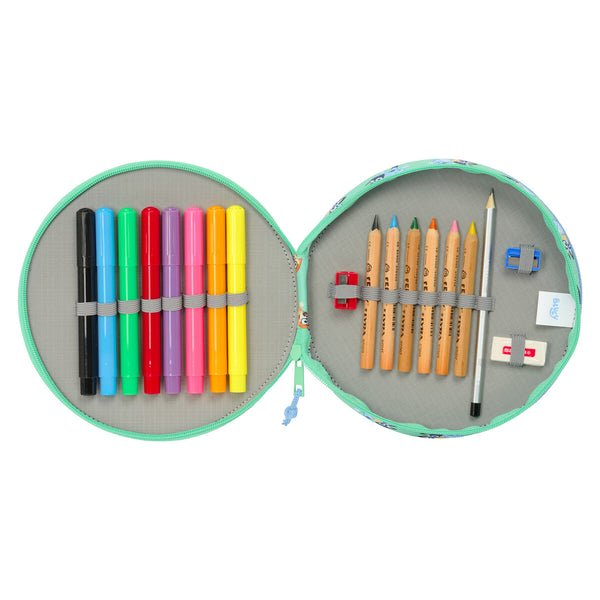 Allzwecktasche Bluey Sisters Aquamarin 18 Stücke