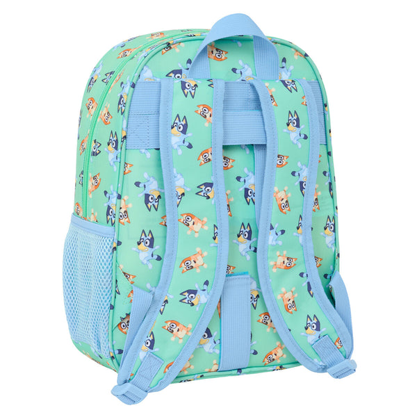 Schulrucksack Bluey Sisters grün 26 x 34 x 11 cm