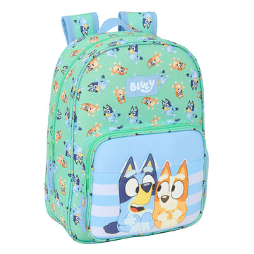 Schulrucksack Bluey Sisters grün 26 x 34 x 11 cm