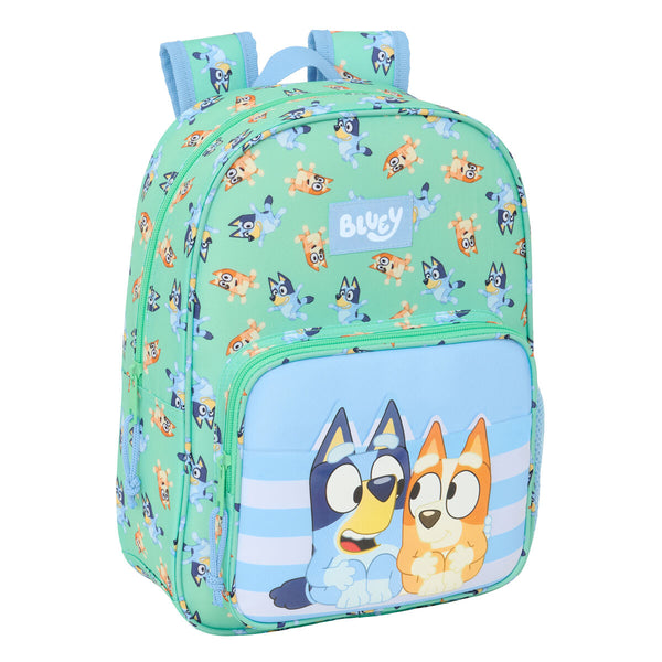 Schulrucksack Bluey Sisters grün 26 x 34 x 11 cm