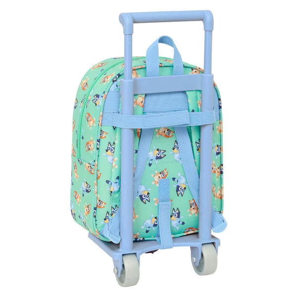 Schulrucksack Bluey Sisters grün 22 x 27 x 10 cm