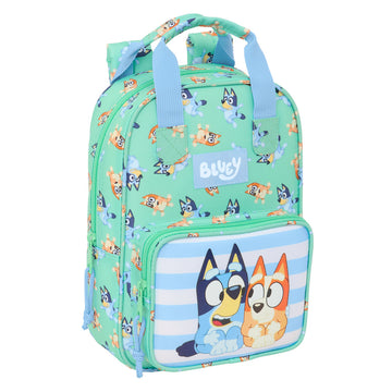 Schulrucksack Bluey Sisters grün 20 x 28 x 8 cm