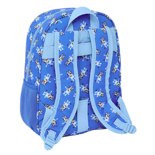 Schulrucksack Bluey Let's play Blau 26 x 34 x 11 cm