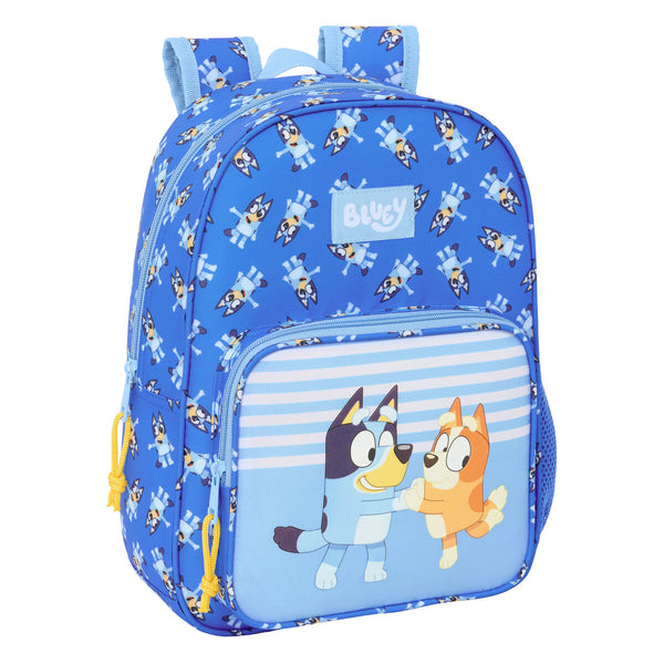 Schulrucksack Bluey Let's play Blau 26 x 34 x 11 cm