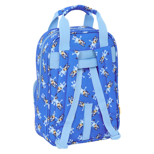 Schulrucksack Bluey Let's play Blau 20 x 28 x 8 cm