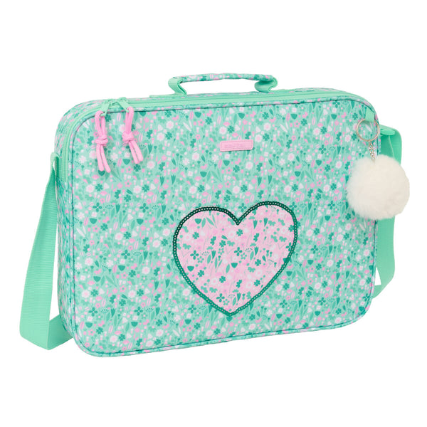 Schultasche Safta Cuore Minze 38 x 28 x 6 cm