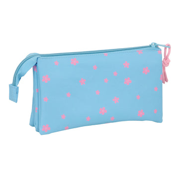 Allzwecktasche Lilo & Stitch Happy Himmelsblau 22 x 12 x 3 cm