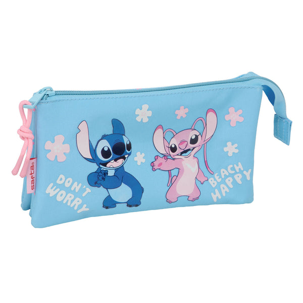 Allzwecktasche Lilo & Stitch Happy Himmelsblau 22 x 12 x 3 cm