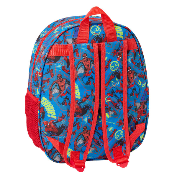 Kinderrucksack Spider-Man Rot Marineblau 27 x 33 x 10 cm 3D