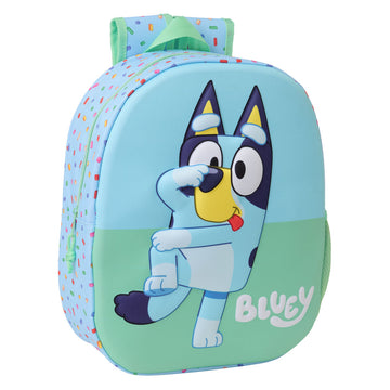 Schulrucksack Bluey Blau 27 x 33 x 10 cm