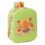 Kinderrucksack Safta Neongrün 22 x 27 x 10 cm 3D