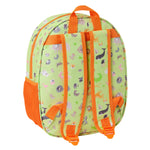 Kinderrucksack Safta Neongrün 27 x 33 x 10 cm 3D