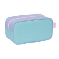 Schuhtasche für die Reise Munich Mellow Blau Rosa Celeste 29 x 15 x 14 cm