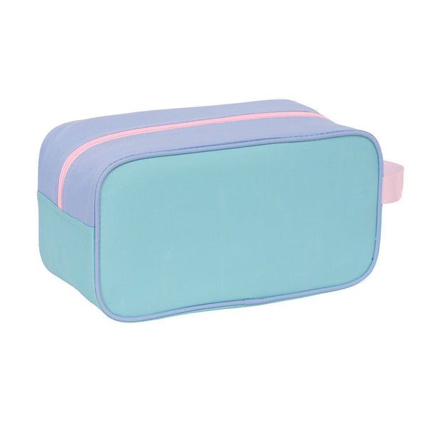 Schuhtasche für die Reise Munich Mellow Blau Rosa Celeste 29 x 15 x 14 cm