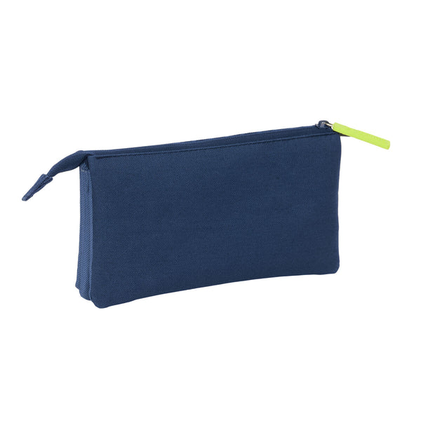 Dreifaches Mehrzweck-Etui Munich Blue indigo Blau 22 x 12 x 3 cm