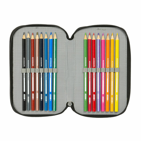 Allzwecktasche Hot Wheels Bunt 12,5 x 19,5 x 5,5 cm 37 Stücke