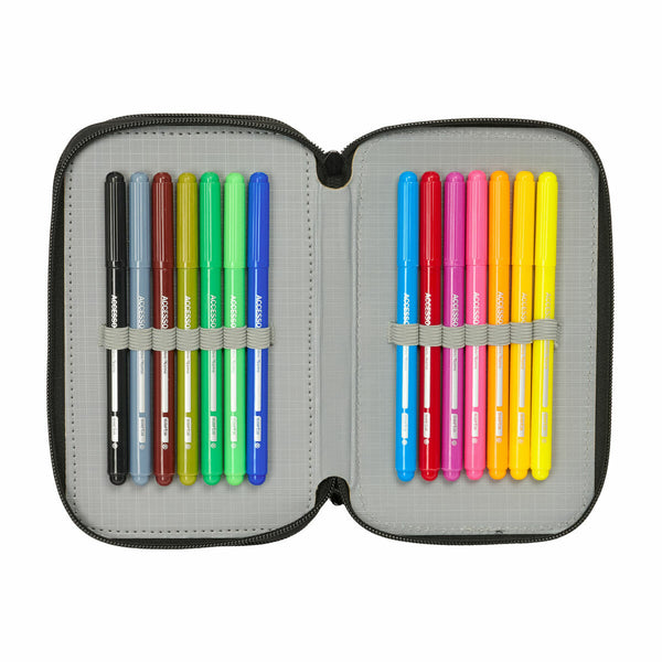 Allzwecktasche Hot Wheels Bunt 12,5 x 19,5 x 5,5 cm 37 Stücke