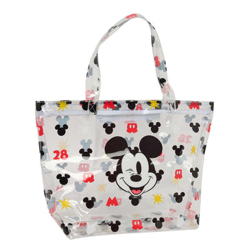 Einkaufstasche Mickey Mouse Clubhouse Beach Bunt Durchsichtig 54 x 35 x 17 cm