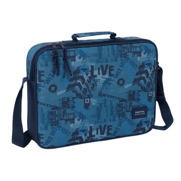 Schulrucksack Safta New edition Marineblau 38 x 28 x 6 cm