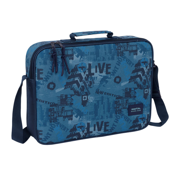 Schulrucksack Safta New edition Marineblau 38 x 28 x 6 cm