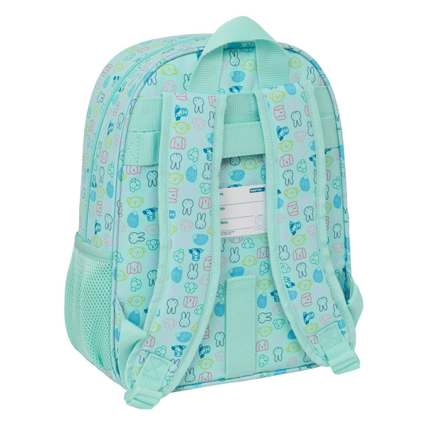 Schulrucksack Miffy Friends Blau 26 x 34 x 11 cm