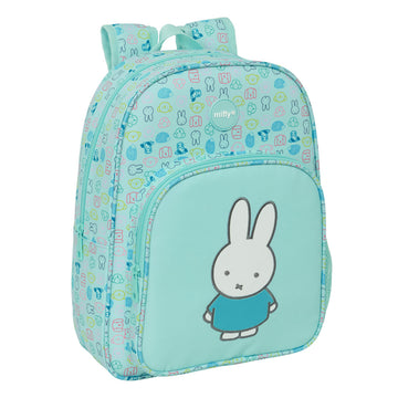 Schulrucksack Miffy Friends Blau 26 x 34 x 11 cm