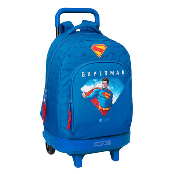 Schulrucksack Superman Blau 33 x 45 x 22 cm