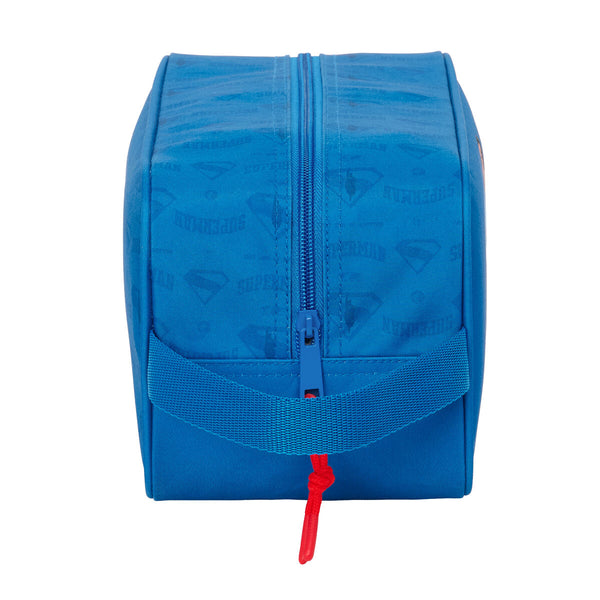 Schuhtasche für die Reise Superman Blau 29 x 15 x 14 cm