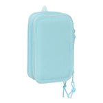 Dreifaches Federmäppchen Furby Blau 12,5 x 19,5 x 5,5 cm 37 Stücke