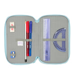 Dreifaches Federmäppchen Furby Blau 12,5 x 19,5 x 5,5 cm 37 Stücke