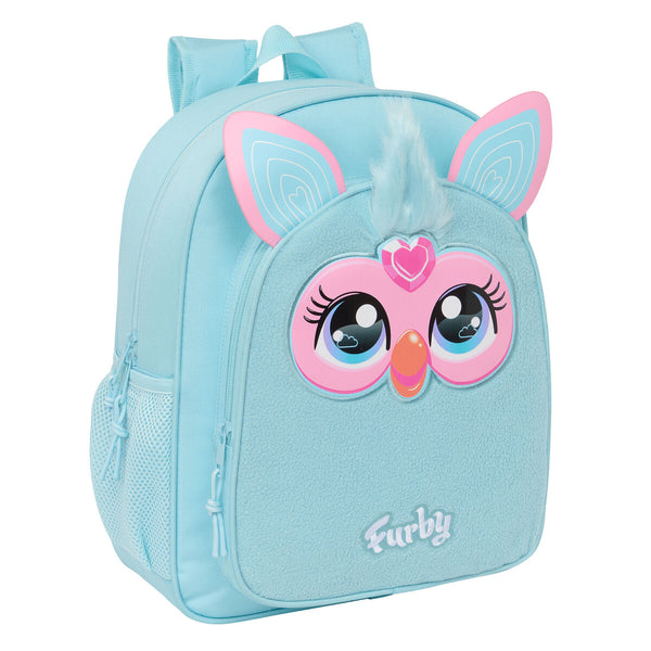 Schulrucksack Furby Himmelsblau 32 x 38 x 12 cm
