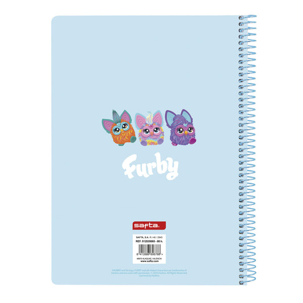 Notizbuch Furby Himmelsblau A5 80 Blatt
