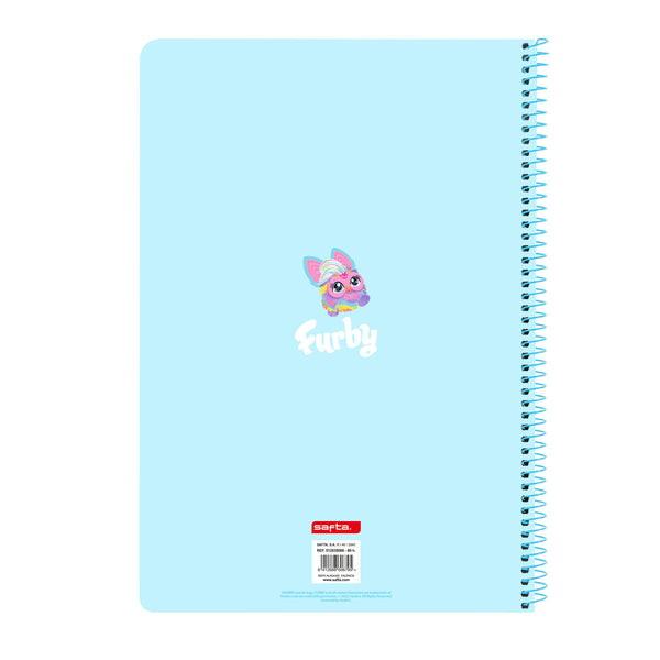 Notizbuch Furby Himmelsblau A4 80 Blatt