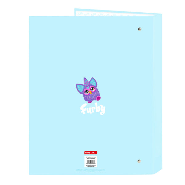 Faltblatt Furby Himmelsblau A4