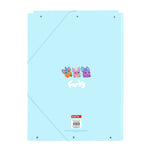 Faltblatt Furby Himmelsblau A4