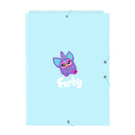Faltblatt Furby Himmelsblau A4