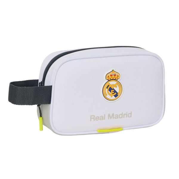 Reise-Toilettentasche Real Madrid C.F. Weiß Sportlich 22 x 13.5 x 8 cm